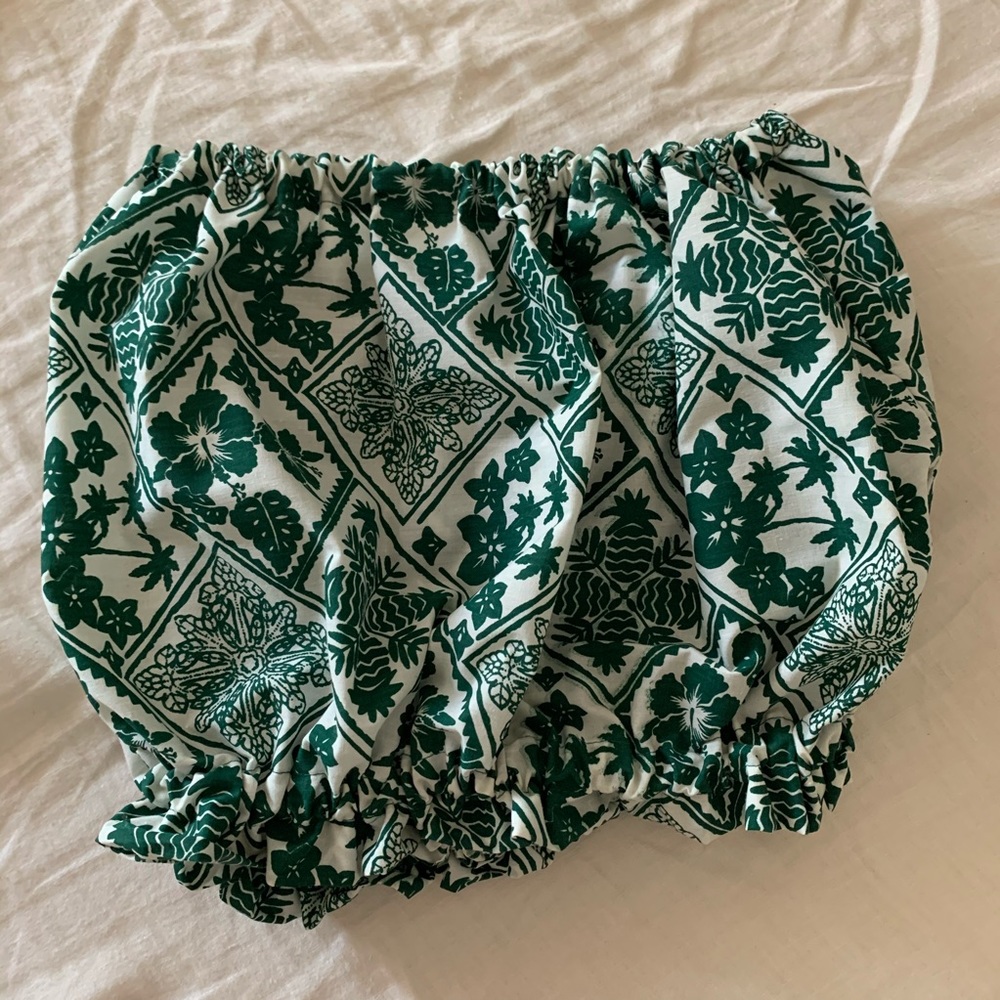 Cropped Muumuu Tube Top